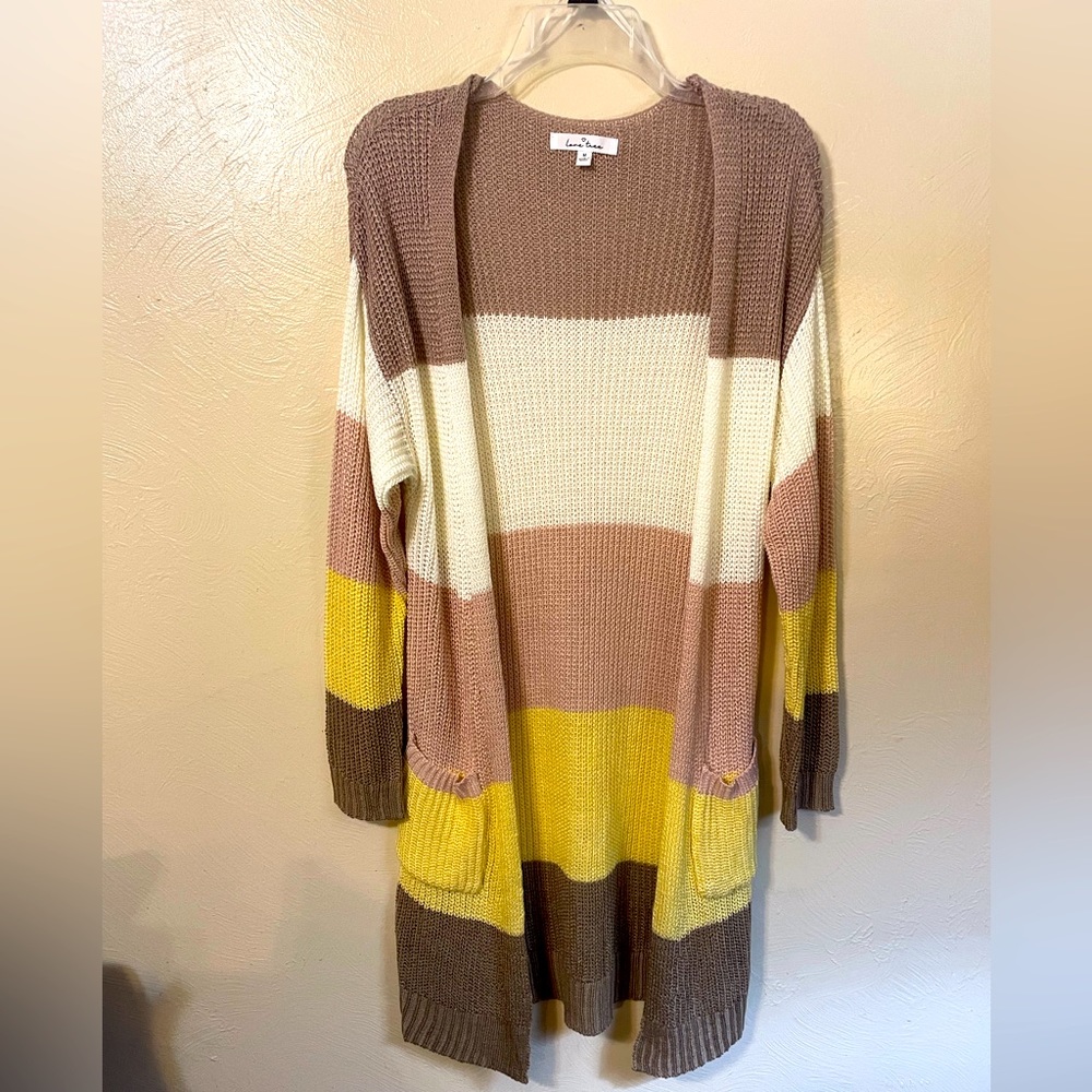 Love Tree Multi Color Cardigan Size M